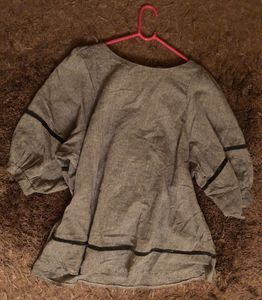 Gray Tunic Top