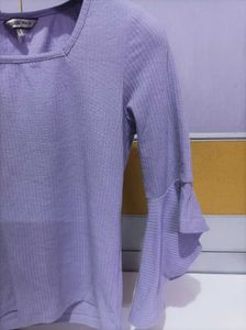 Roadstar Lilac Bell Sleeve Top