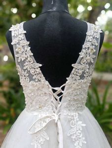 Elegant White Wedding Dress