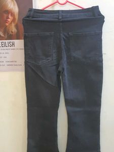 💥Zudio Black High Rise Bootcut Jeans Women