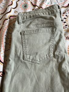 Lime Green Jeans Size 28