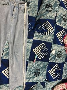 Light Wash Wide Leg Jeans
