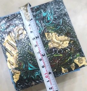 Set of 5 Abstract Art Coasters with box