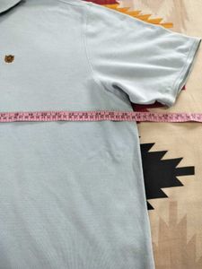 Fahrenheit 5XL Sky Blue Polo t-shirt