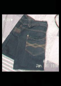Dark Wash Denim Mini Skirt