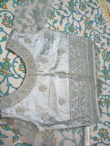 Designer Peach Lehenga Choli