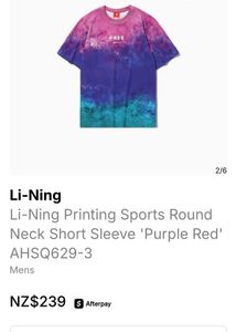 Li-ning Tshirt In Good Condition Heavy Quality