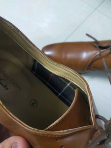 Men's Classic Brown Leather Oxford Shoes