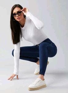 Women's High Waist Skinny Jeans