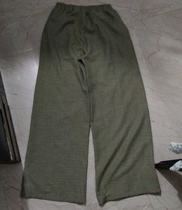 Olive Green Wide Leg Pants