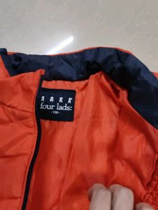 Orange Padded Jacket