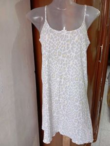 Cute Leopard Print Slip Dress