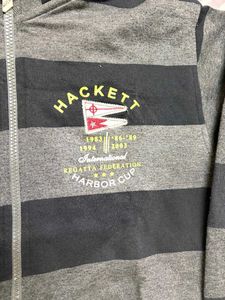 Striped Zip-Up Hoodie