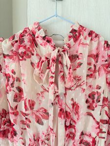 Chic Floral Print long Dress