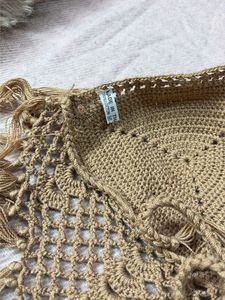 Boho Crochet Fringe Bikini Top