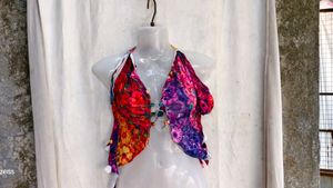139. Bohemian Halterneck Bikini Top