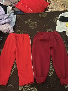 Kids Red Track Pants Bundle
