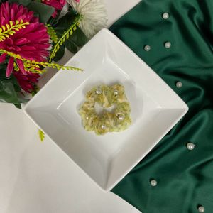 Dual Pearl Scrunchie (Pack Of 2)