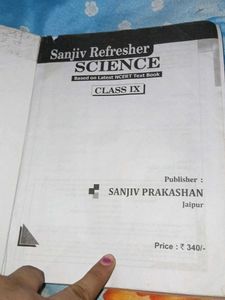 Sanjiv Refreshers Science Class 9 Book