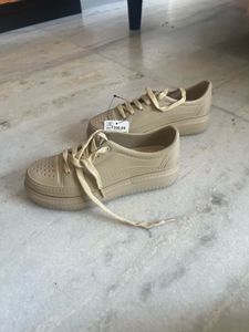 New max Beige Lace-Up Casual Shoes