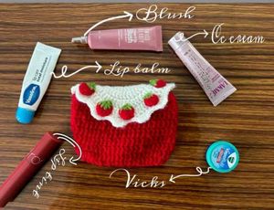 Strawberry Crochet Bag
