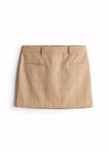 H&M Plaid Mini Skirt LR-72