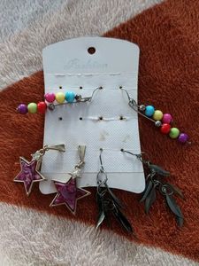 Star Earrings & Beaded Set