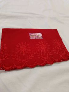 Red Embroidered inskirt or peticot