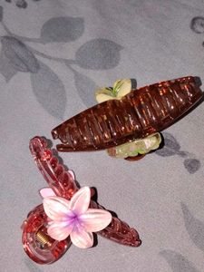 Cute Flower Hair Claw Clips (Set of 2)