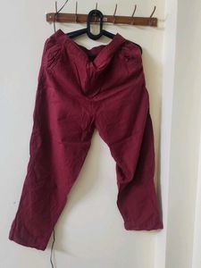 cotton straight pant