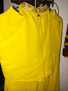 Bright Yellow Ethnic plazoo