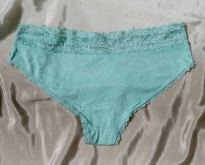 Comfortable Teal Lace Briefs
