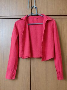 Light red formal shrug for women