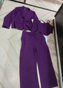 beautiful purple coord set