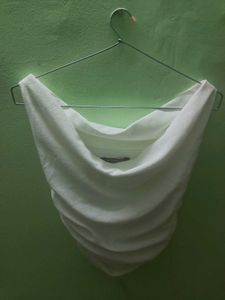 Cowl Neck Crop Top