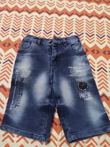 Blue Denim Shorts