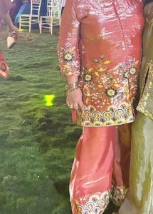 Elegant Embroidered Kurta and Palazzo