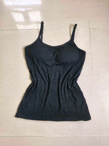 Black Camisole with Built-in Support