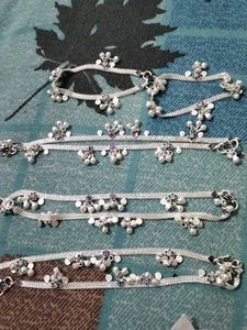 Combo of 4 pair anklet