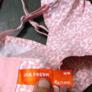 Cute Pink Printed Bra