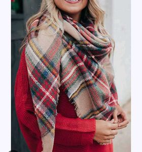 Cozy Plaid Scarf(wool)