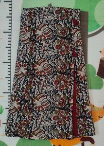 Off White And Maroon Printed Anarkali Kurta