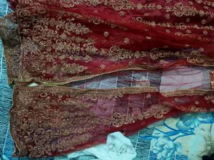 Exquisite Red Embroidered Lehenga Choli