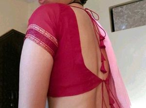 backless dori blouse
