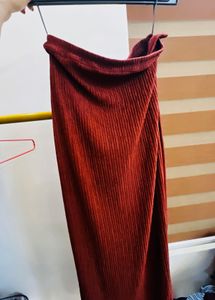 Ribbed Knit Maxi Skirt women skirts