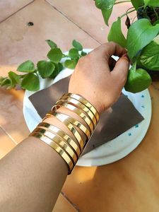 Gold Statement Cuff Bracelet
