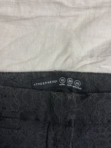 Stylish Black Patterned Pants