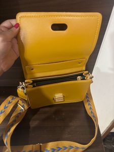 Stylish Yellow Crossbody Bag