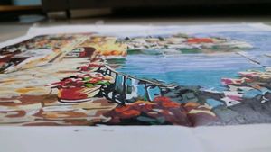 Picturesque Coastal Painting