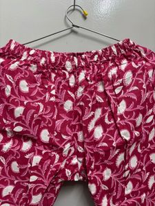 Floral Print Pure Cotton Coord Set